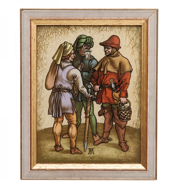 "Drei Bauern im Gespräch" von Albrecht Dürer | 1973